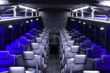 Rock Hill Charter Bus Interior